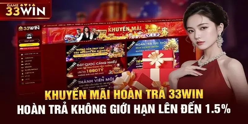 Hoàn trả cược cho hội viên 33WIN